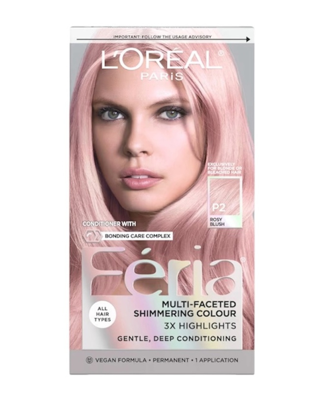 NWT 🩷 Feria Rosy Blush Permanent Hair Colour